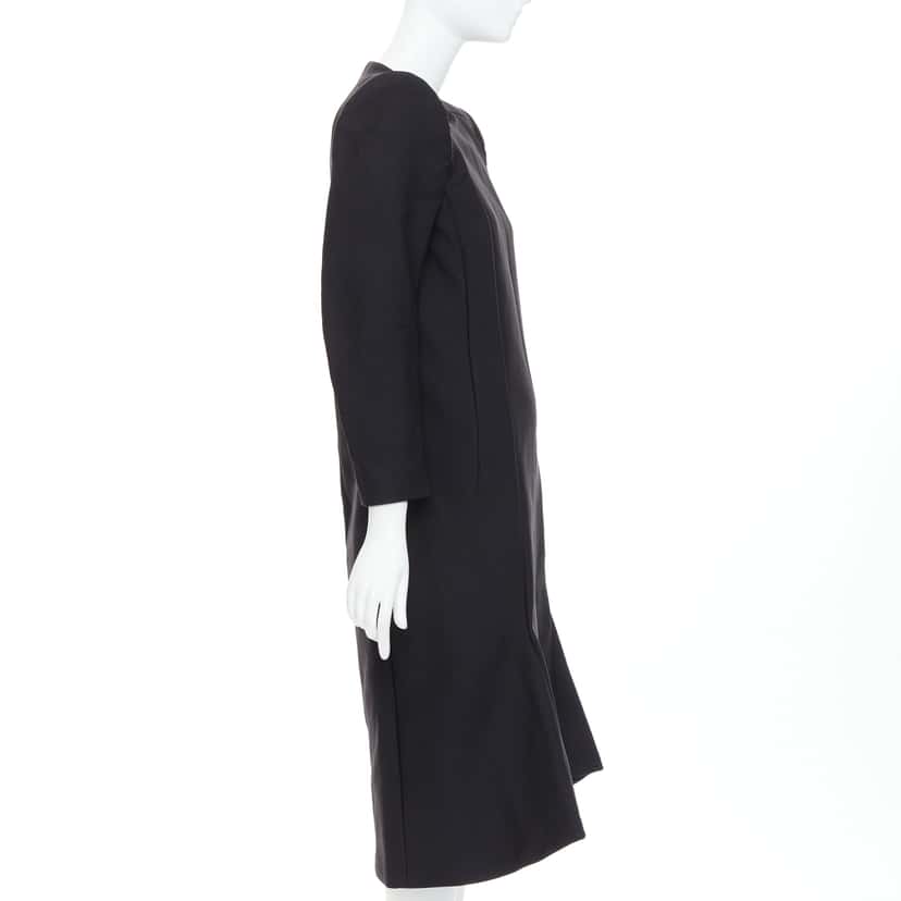 Balenciaga Padded Midi Dress Black Very good condition - Model View