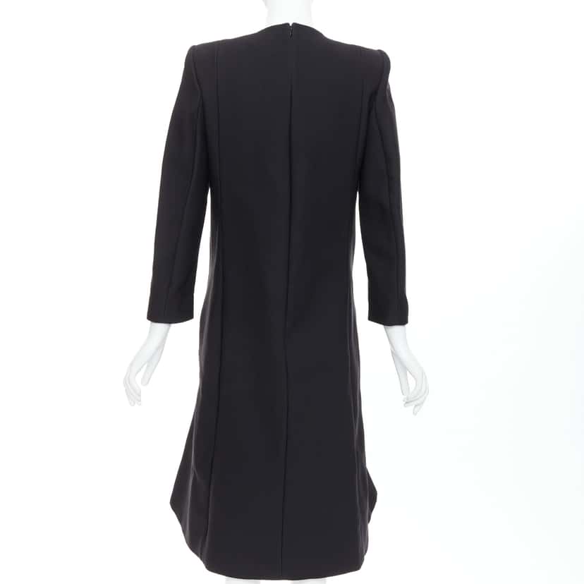 Balenciaga Padded Midi Dress Black Very good condition - Box View
