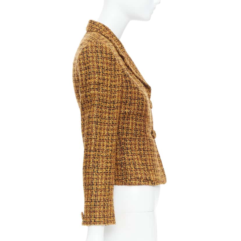 Versace Boucle Hook Jacket Yellow Good condition - Box View