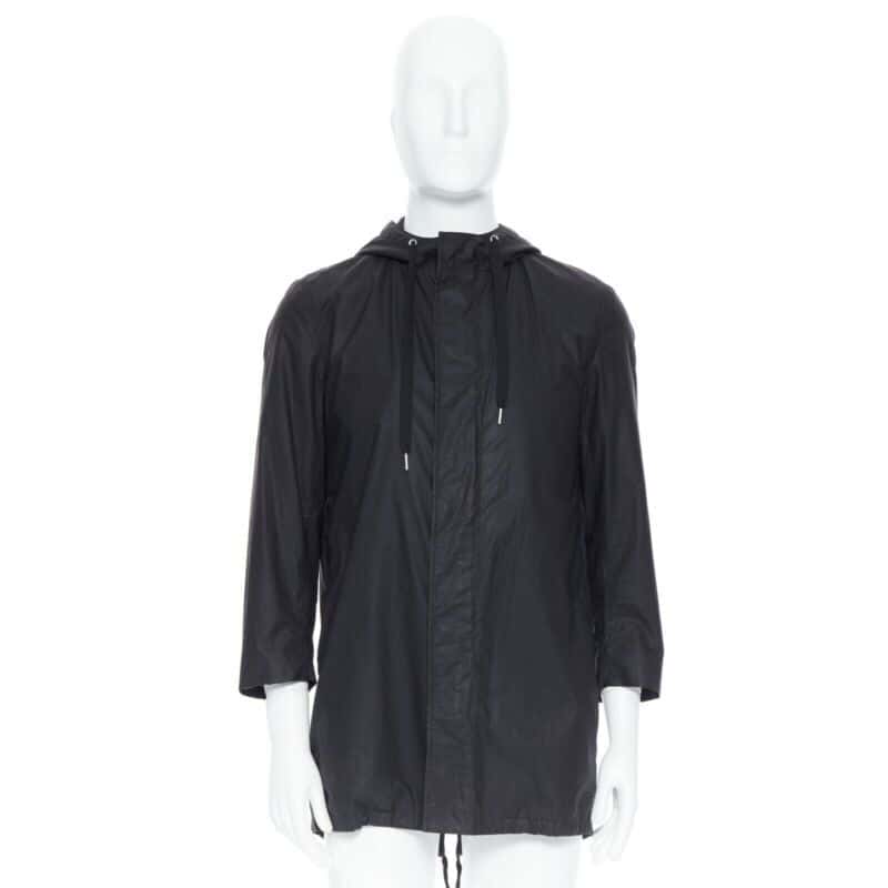 Christian Dior Black Utilitarian Windbreaker Black Polyester Good condition - Inside View