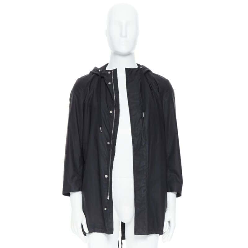 Christian Dior Black Utilitarian Windbreaker Black Polyester Good condition - Model View