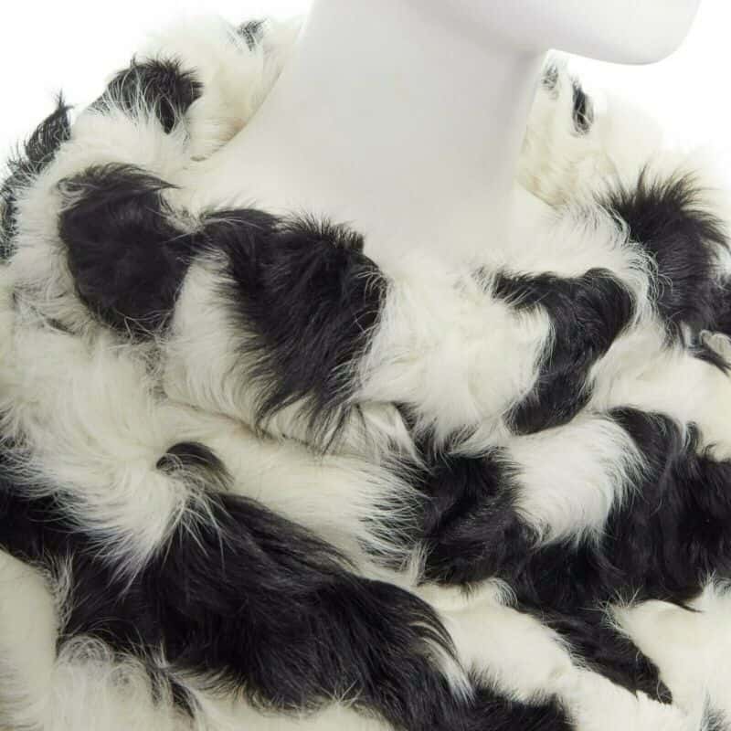 Dries Van Noten Goat Fur Boxy Sweater Black Fur Very good condition - Back View