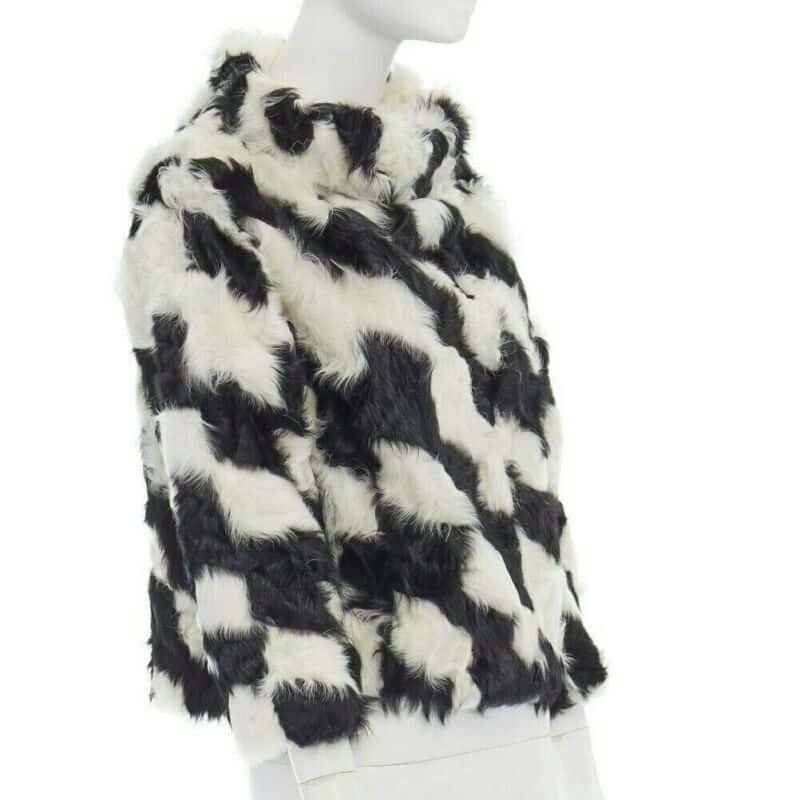 Dries Van Noten Goat Fur Boxy Sweater Black Fur Very good condition - Inside View