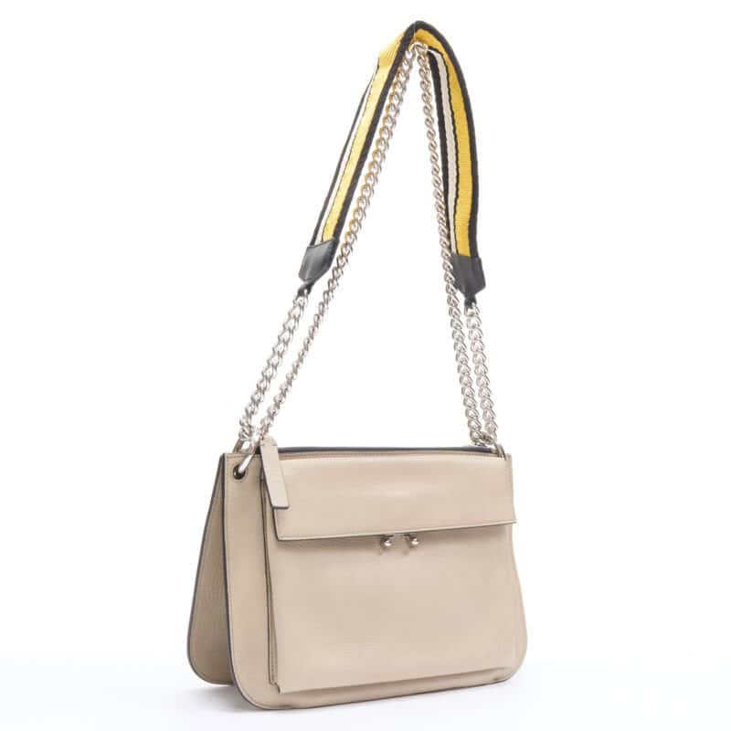 Marni Shearling Soft Tote Beige Leather Very good condition - Inside View