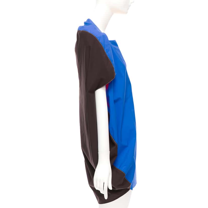 Marni Cocoon Mini Dress Black Cotton Never worn - Model View