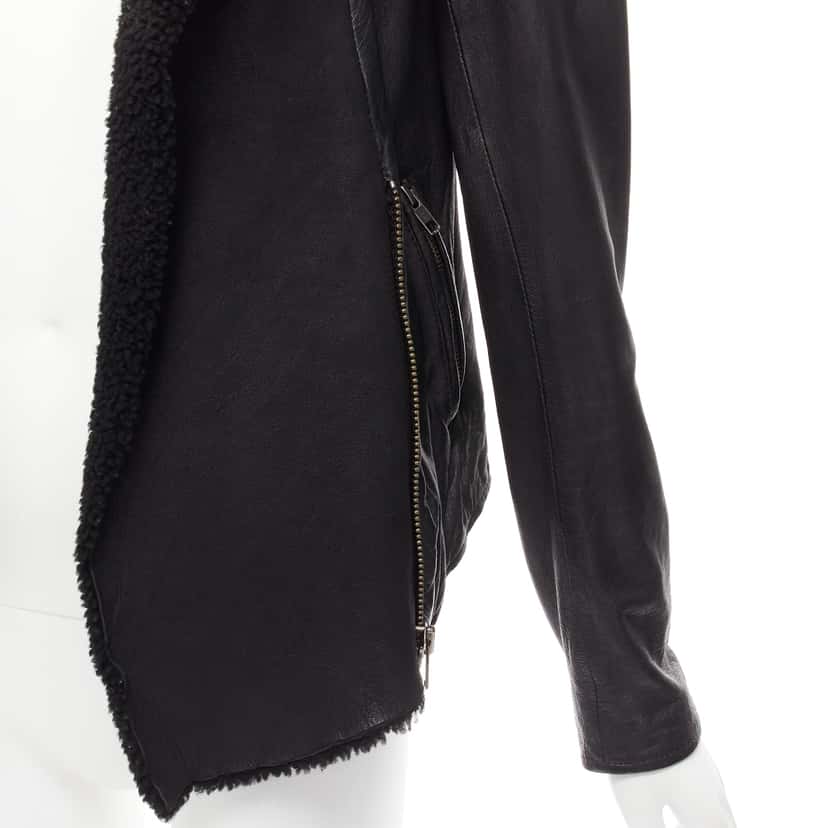 All Saints Nene Black Leather Very good condition - Back View