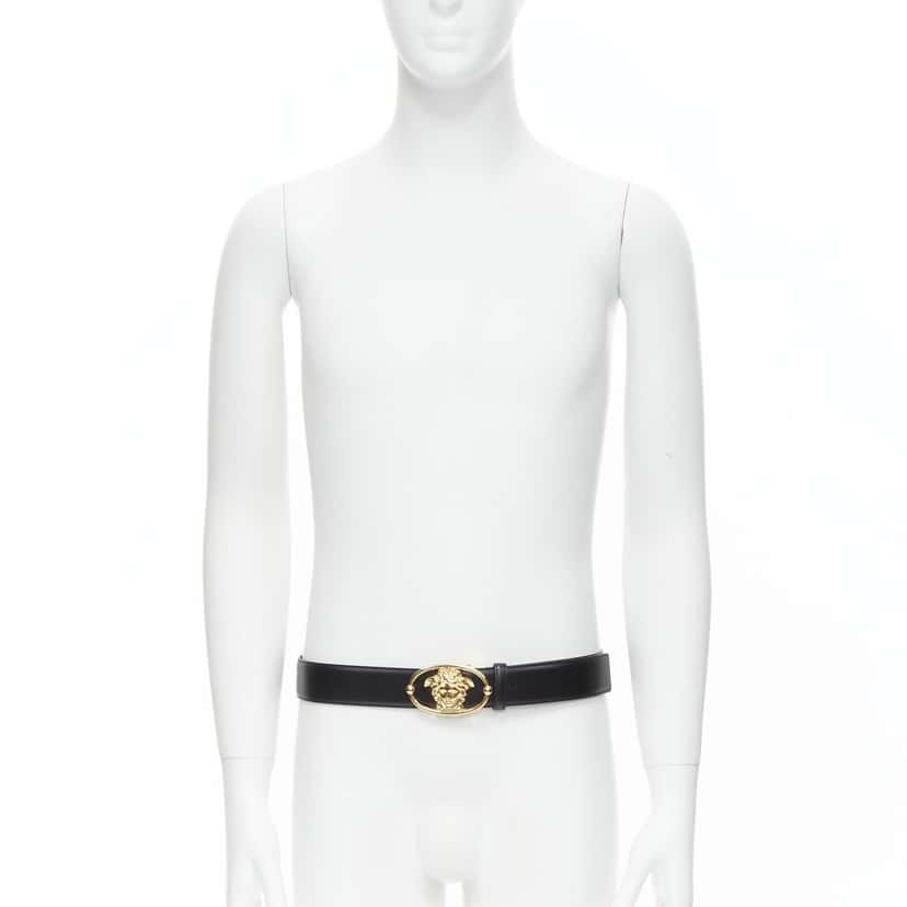 Versace DCU7835 DVTP1 D41OH Black Leather Never worn, with tag - Back View