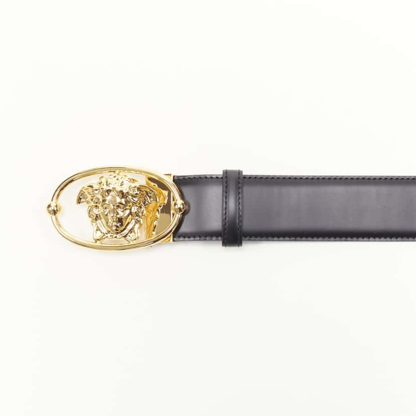 Versace DCU7835 DVTP1 D41OH Black Leather Never worn, with tag - Box View