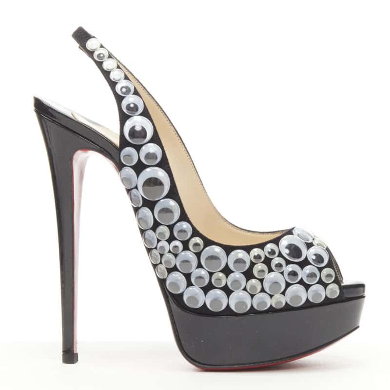 Christian Louboutin Deja Vu Sling Pumps Black Very good condition - Front View