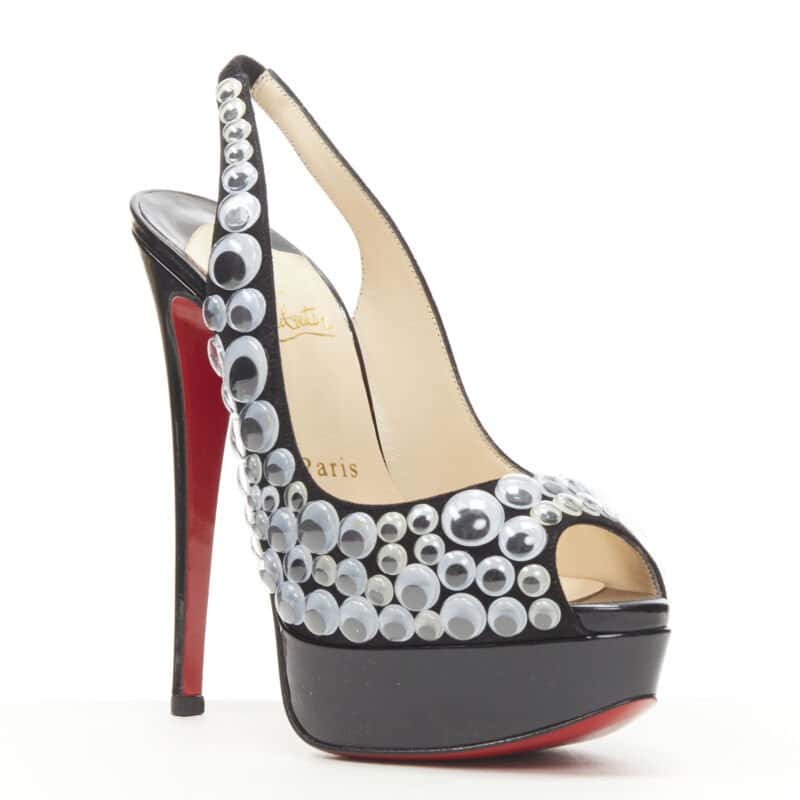 Christian Louboutin Deja Vu Sling Pumps Black Very good condition - Back View