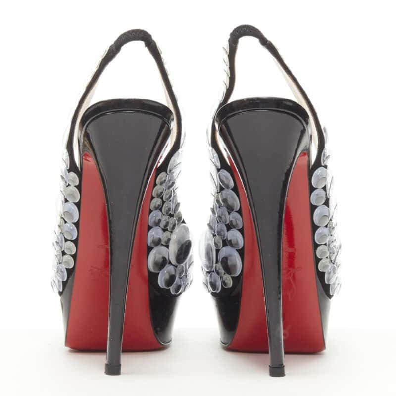 Christian Louboutin Deja Vu Sling Pumps Black Very good condition - Box View