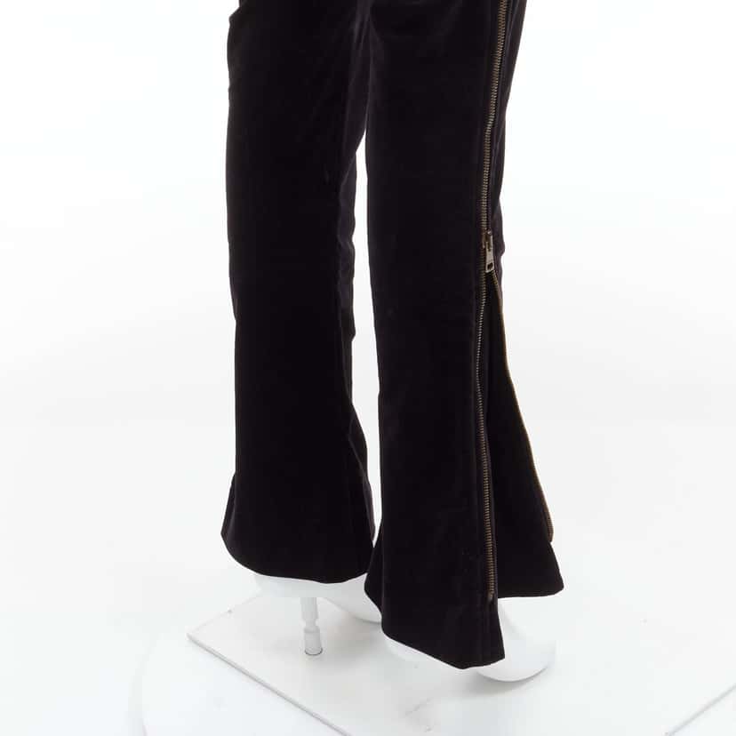 Gucci Trimmed Joggers Black Velvet Good condition - Back View