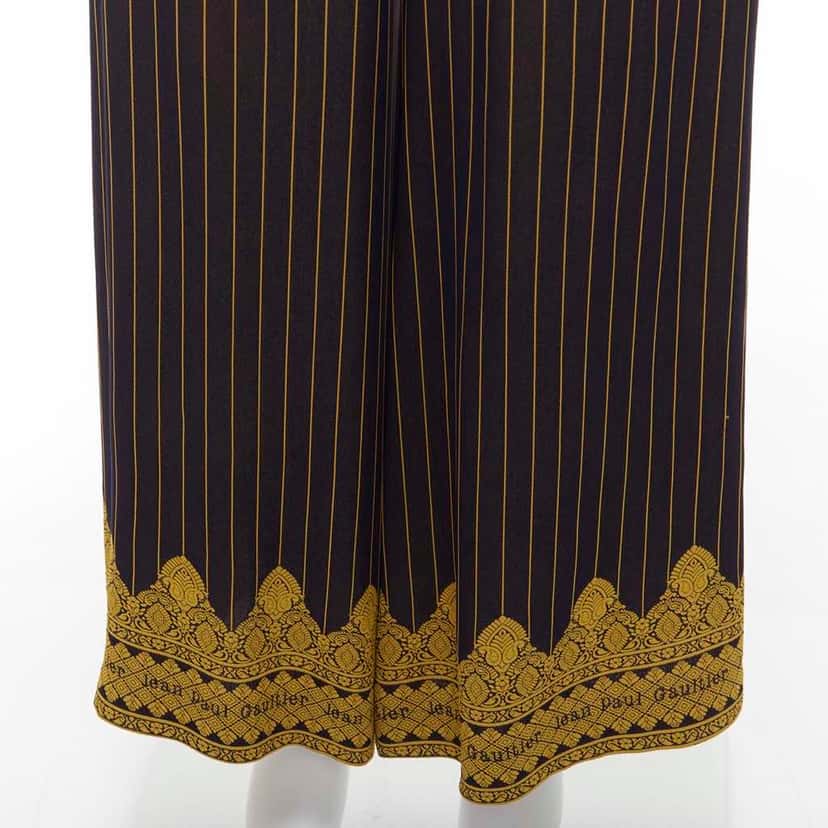 Jean Paul Gaultier Darted Joggers Black Polyester Very good condition - Back View