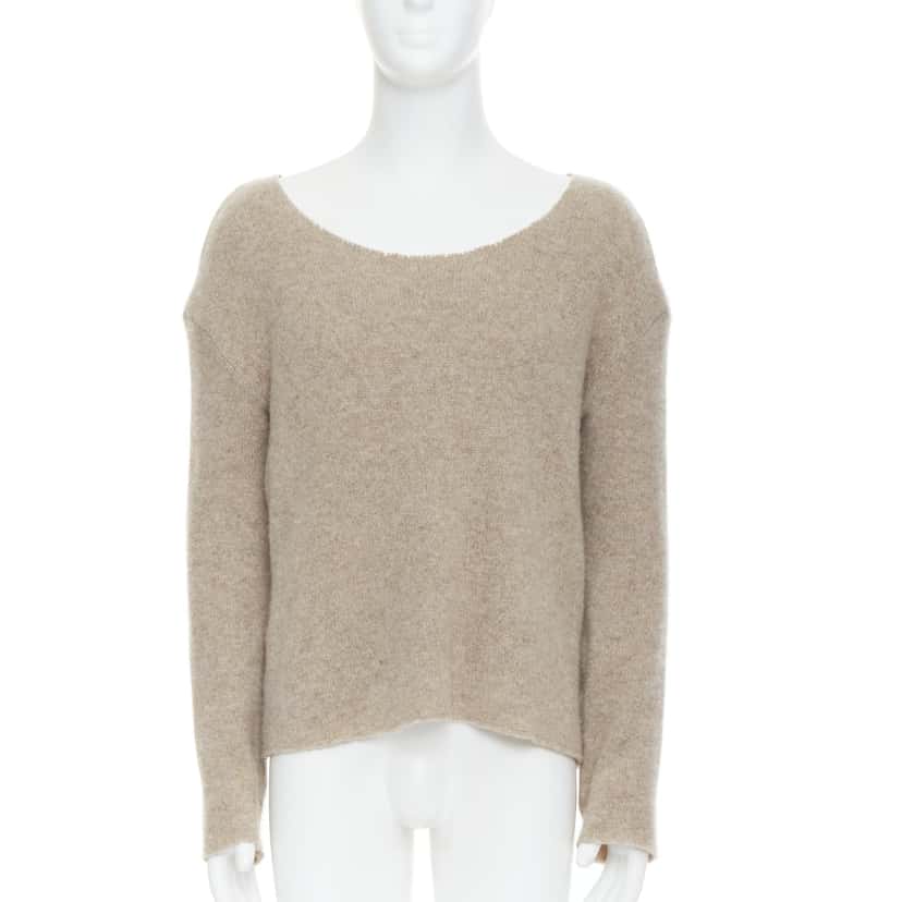 The Elder Statesman Loose Sweater Brown Cashmere Good condition - Front View