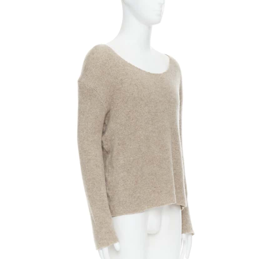 The Elder Statesman Loose Sweater Brown Cashmere Good condition - Inside View