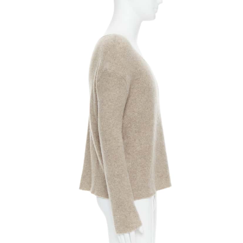 The Elder Statesman Loose Sweater Brown Cashmere Good condition - Model View