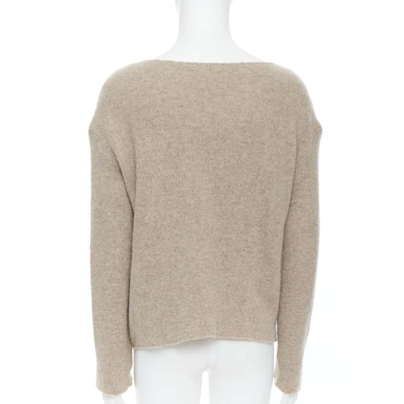 The Elder Statesman Loose Sweater Brown Cashmere Good condition - Box View