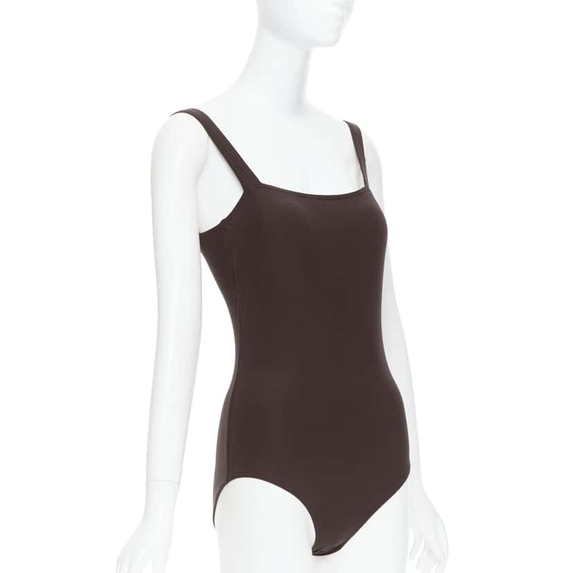 Hermès Brown Twill Bodysuit Brown Polyamide Very good condition - Inside View