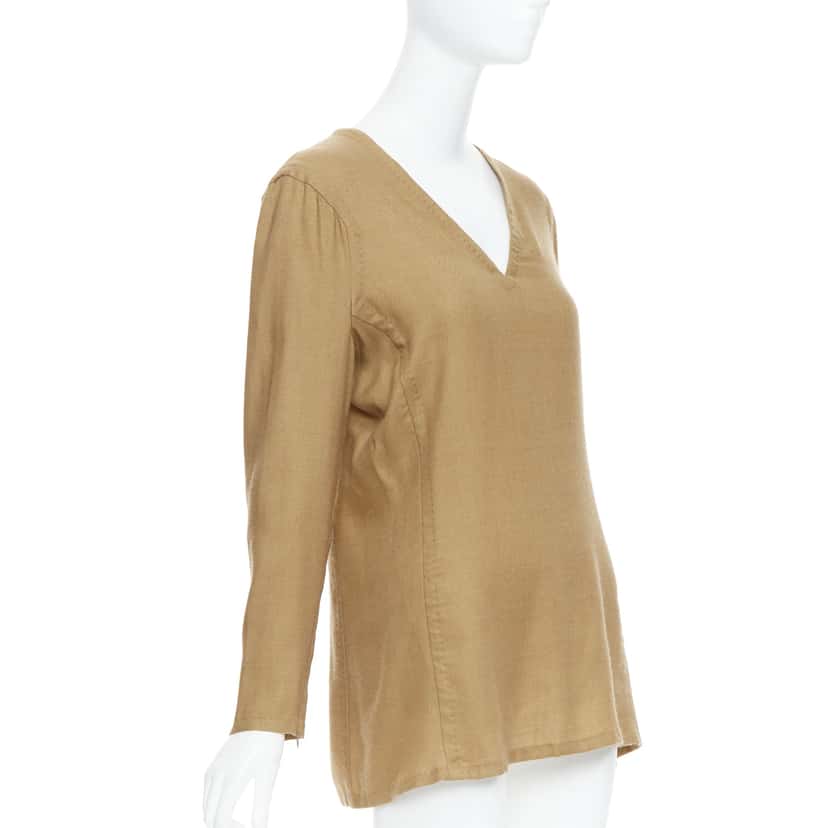 Gianfranco Ferré Cashmere Silk Tunic Brown Cashmere Very good condition - Inside View