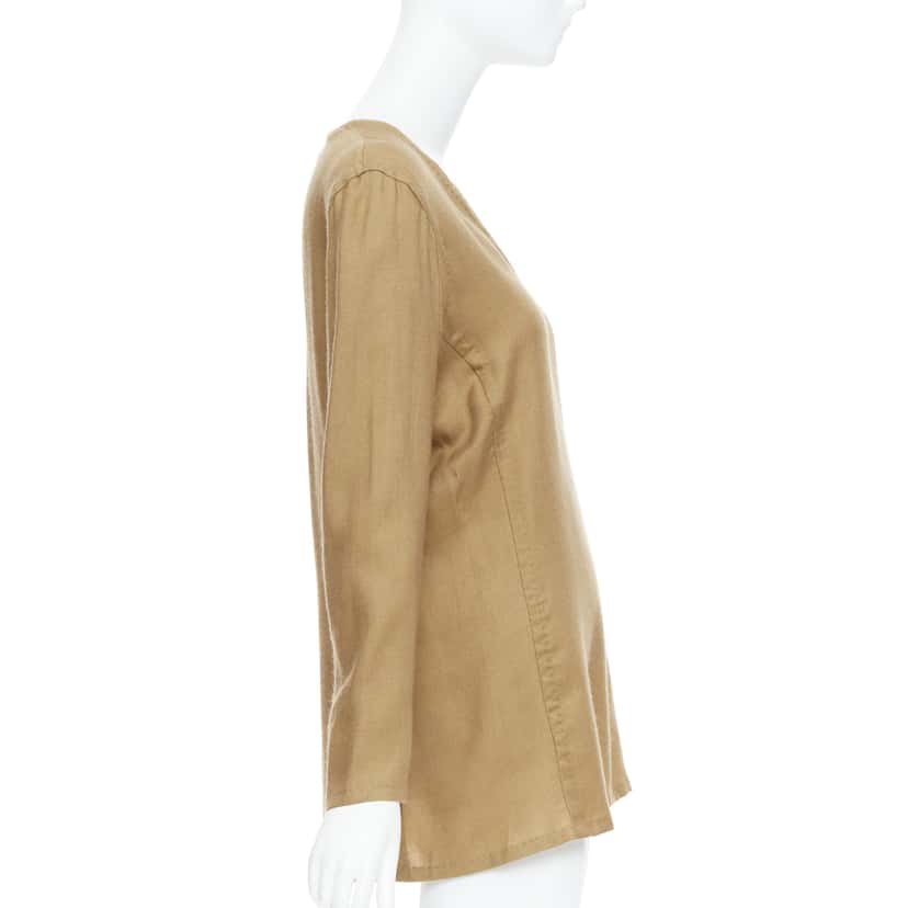 Gianfranco Ferré Cashmere Silk Tunic Brown Cashmere Very good condition - Model View