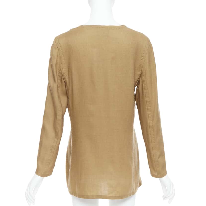 Gianfranco Ferré Cashmere Silk Tunic Brown Cashmere Very good condition - Box View