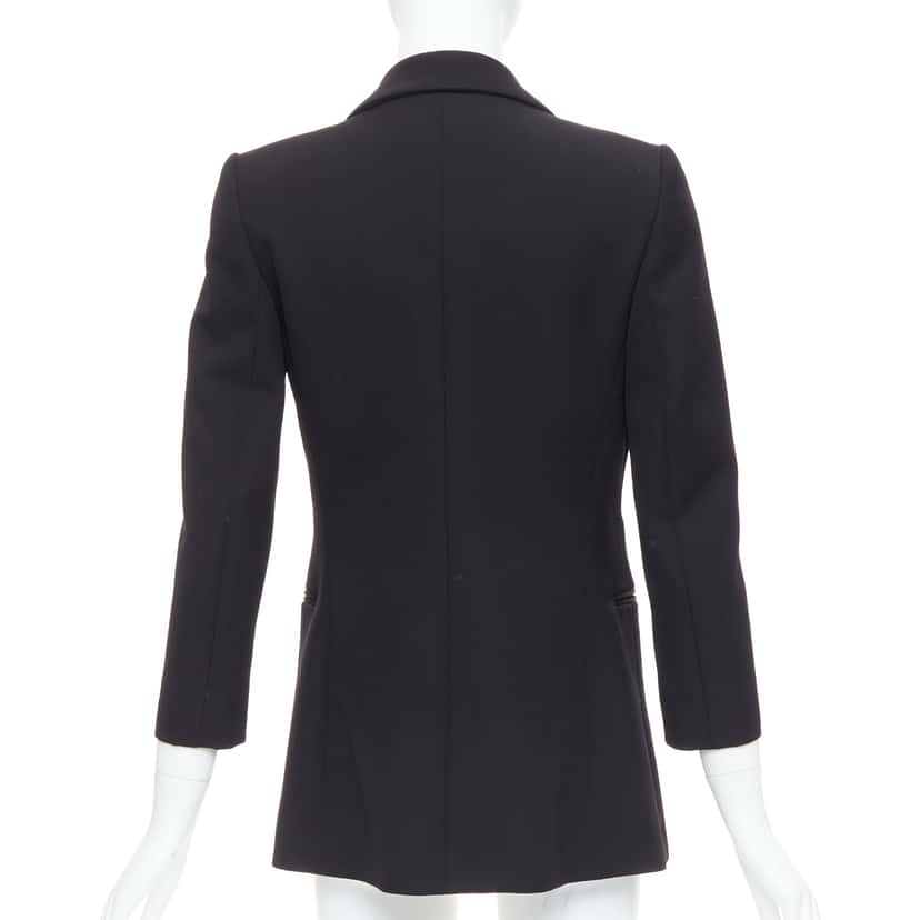 Lanvin Geometric Blazer Black Wool Very good condition - Box View