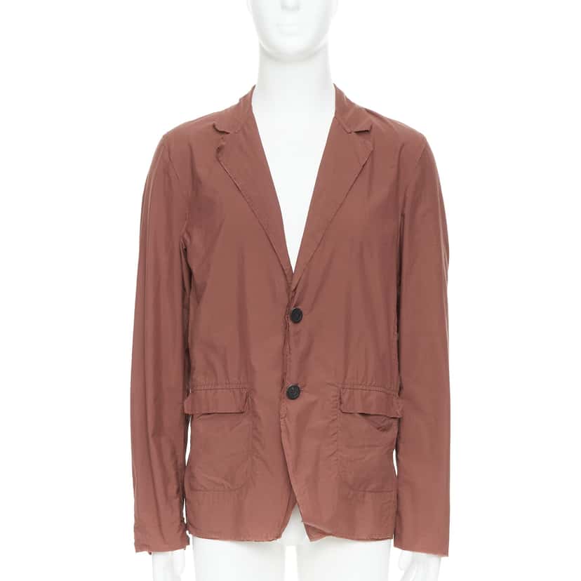 Lanvin Raw Edge Blazer Red Very good condition - Front View