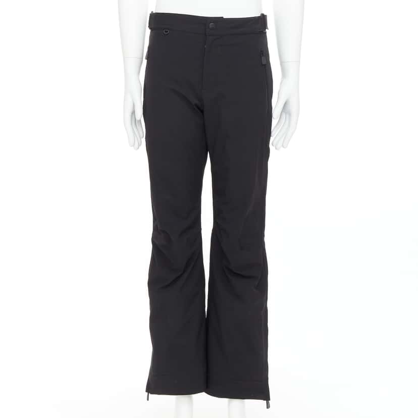 Moncler Pantaloni Da Sci Black Fair condition - Front View