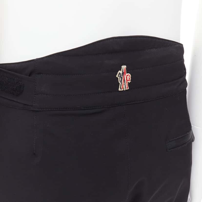 Moncler Pantaloni Da Sci Black Fair condition - Back View