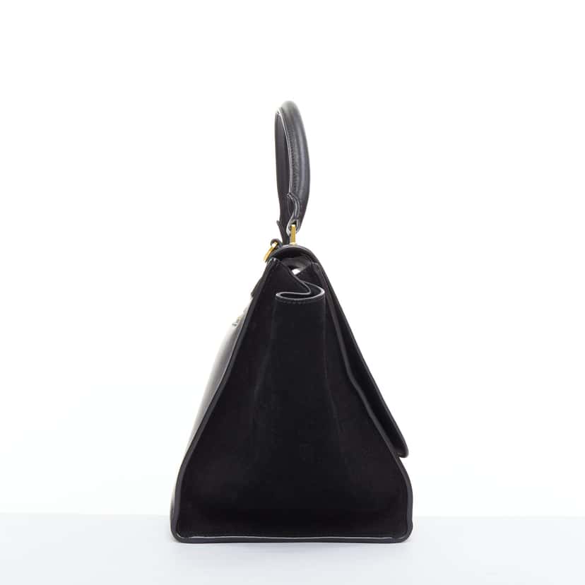 Celine Trapeze Black Leather Good condition - Model View