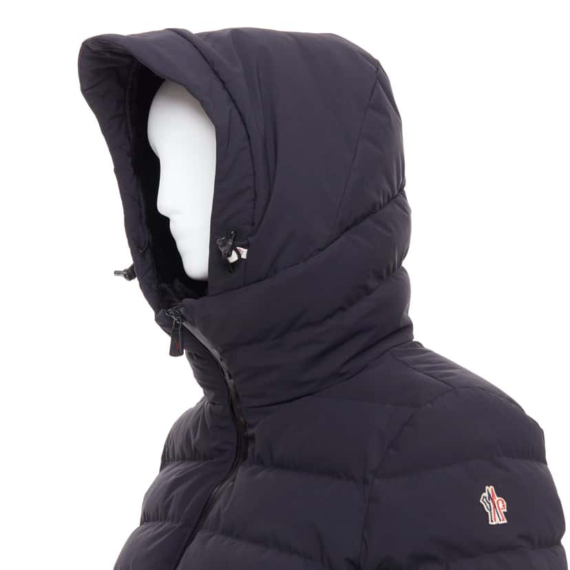 Moncler Chena Giubbotto Black Fair condition - Back View