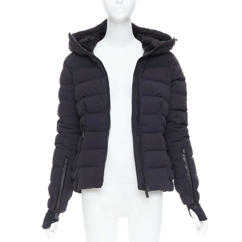 Moncler Chena Giubbotto Black Fair condition - Inside View