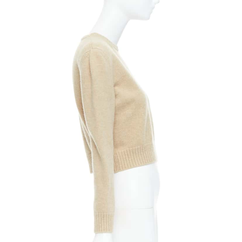 Loewe Anagram Crew Sweater Beige Wool Very good condition - Model View
