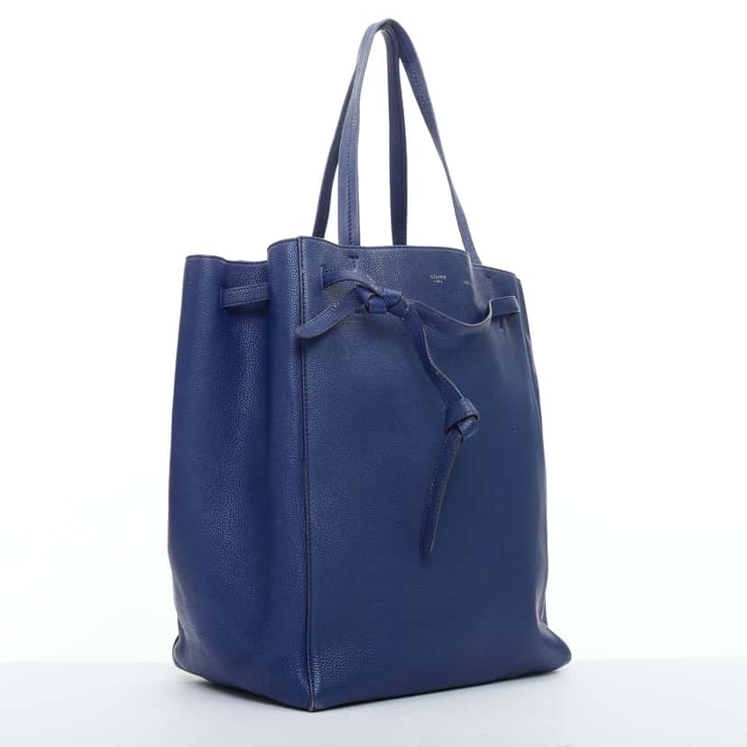 Celine Cabas Phantom Blue Leather Fair condition - Inside View