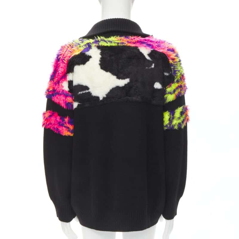 Balenciaga Pride Flag Turtleneck Black Wool Never worn - Box View