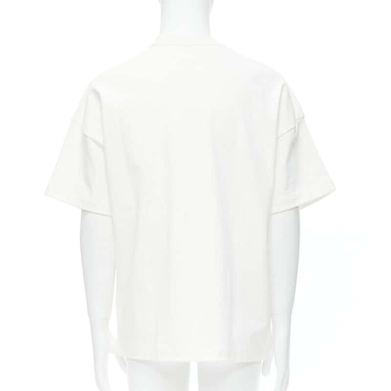 Jil Sander Photo Patch T-Shirt White Cotton Never worn, with tag - Box View