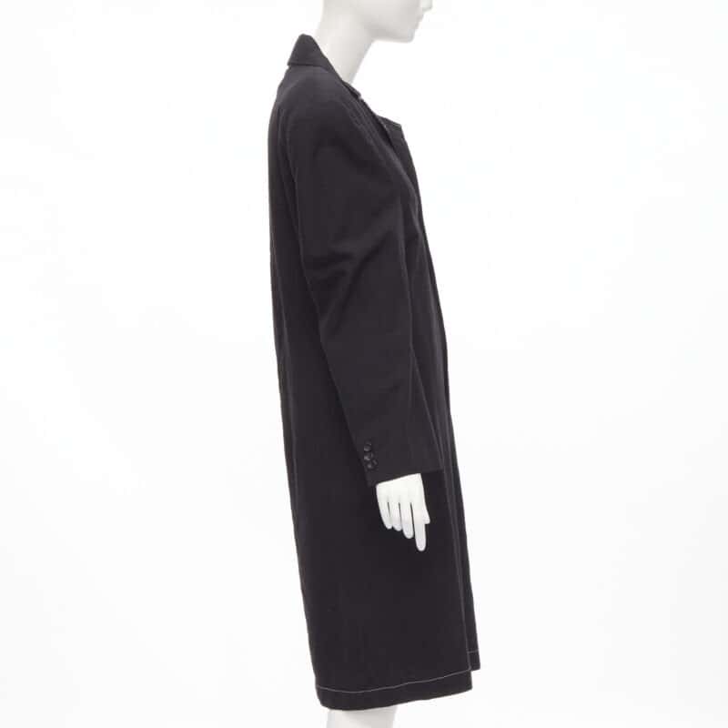 Junya Watanabe Layered Coat Dress Black Wool Never worn - Box View