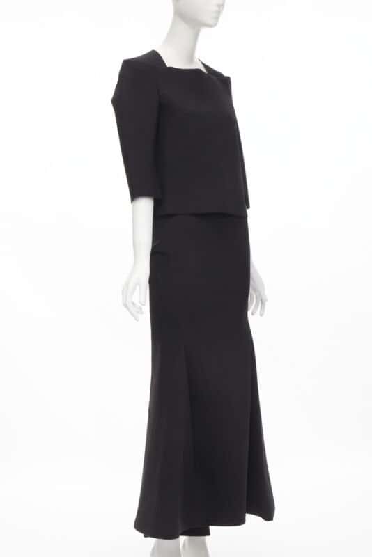 Junya Watanabe Scuba Mermaid Dress Black Polyester Very good condition - Inside View