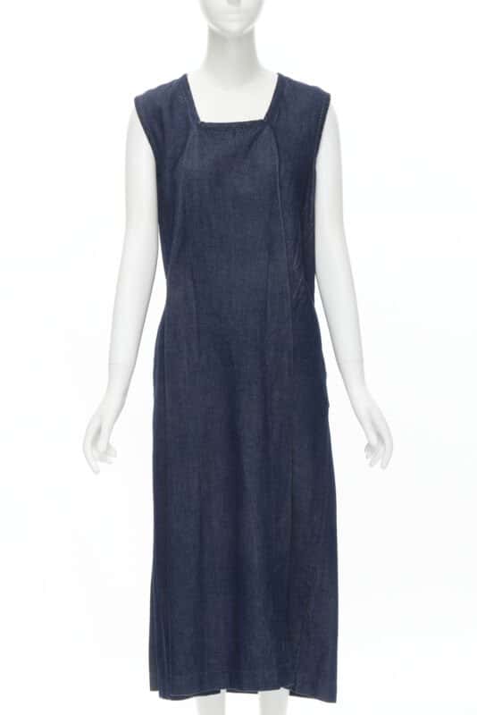 Comme Des Garcons Pinched Seam Dress Blue Never worn - Front View