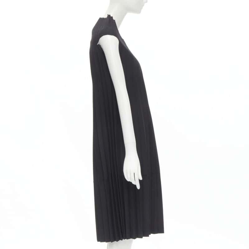Junya Watanabe Accordion Dress Black Cotton Never worn - Model View