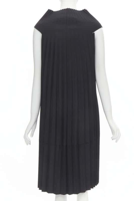 Junya Watanabe Accordion Dress Black Cotton Never worn - Box View