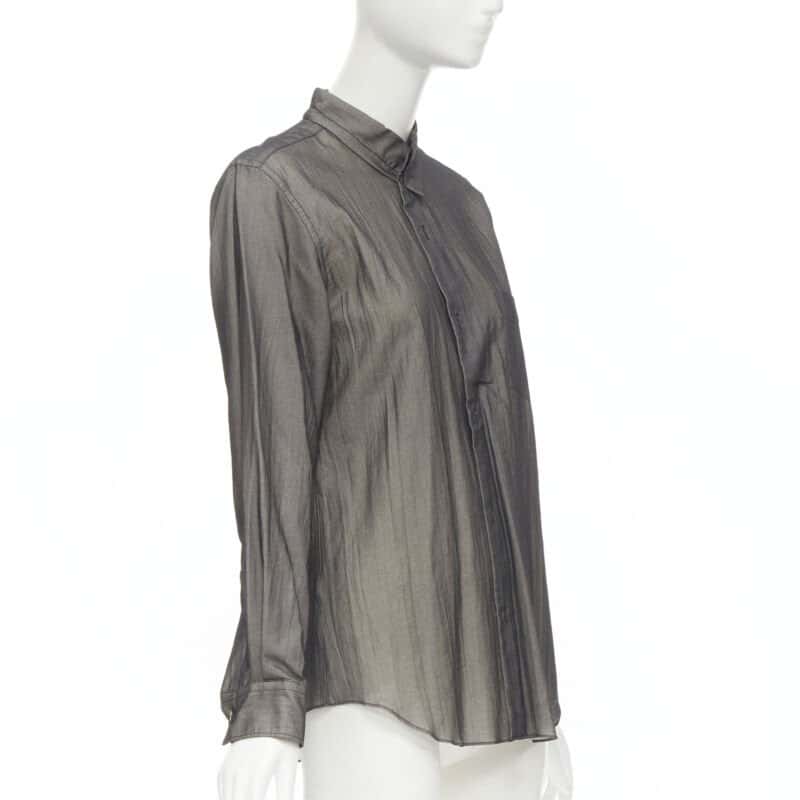 Comme Des Garcons Trompe L’oeil Shirt Black Cotton Never worn - Inside View