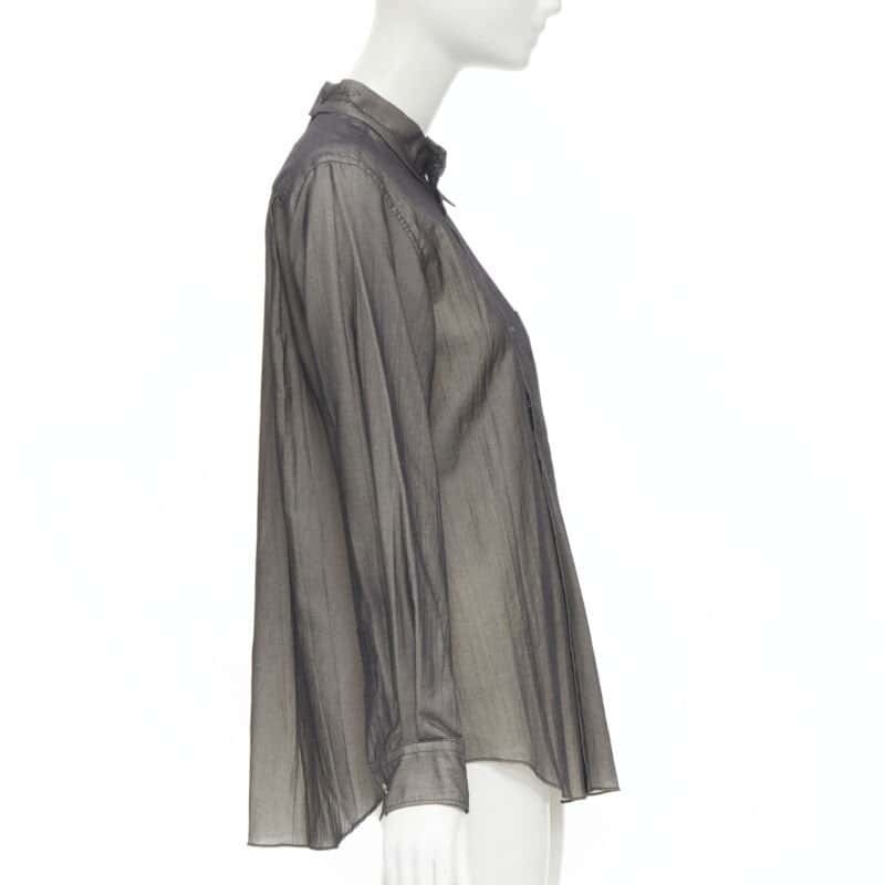 Comme Des Garcons Trompe L’oeil Shirt Black Cotton Never worn - Model View
