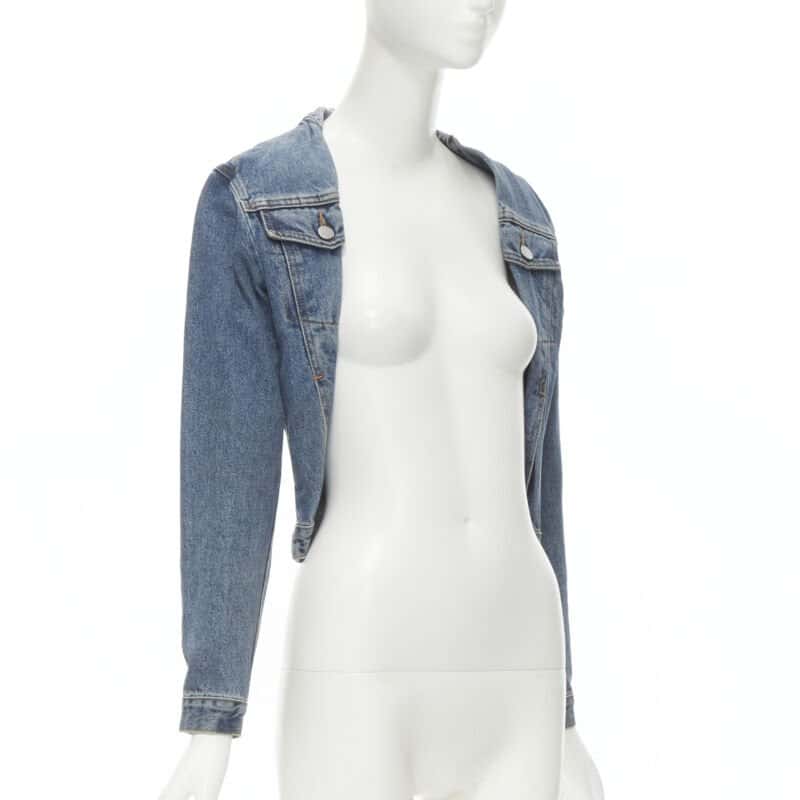 Maison Martin Margiela Denim Pinched Collar Jacket Blue Never worn - Inside View