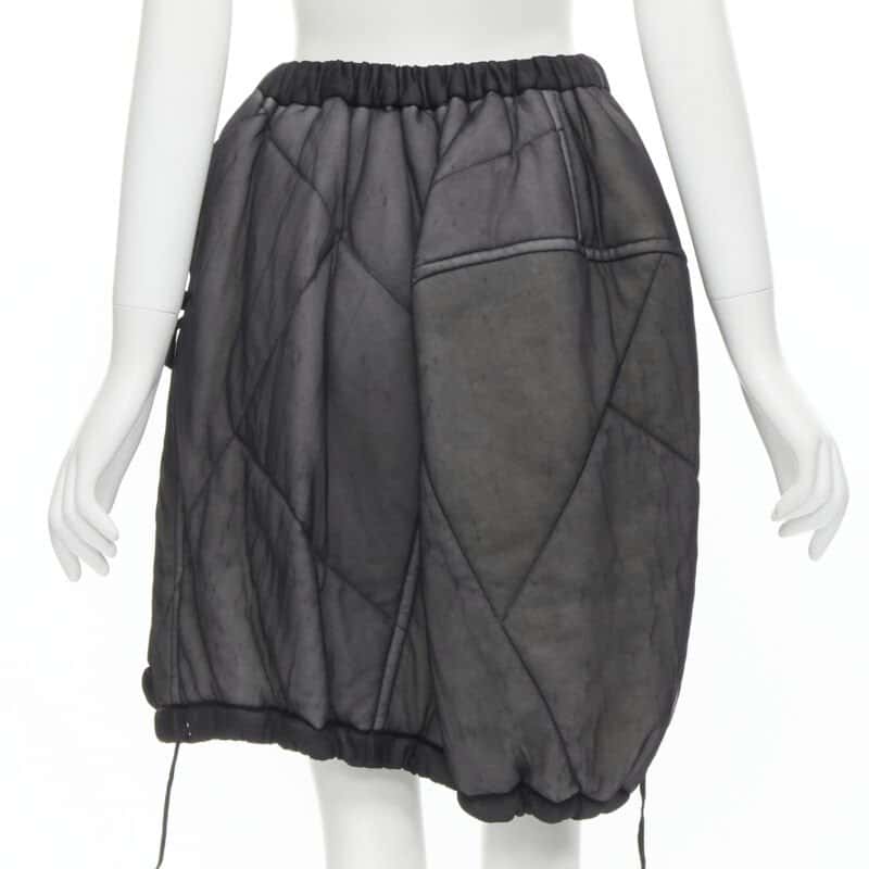Comme Des Garcons Puffy Drawstring Skirt Black Good condition - Box View