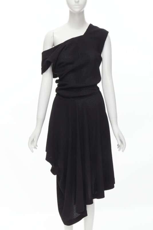 Comme Des Garcons Handkerchief Dress Black Polyester Never worn - Front View
