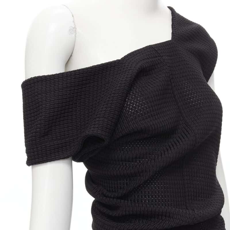 Comme Des Garcons Handkerchief Dress Black Polyester Never worn - Back View