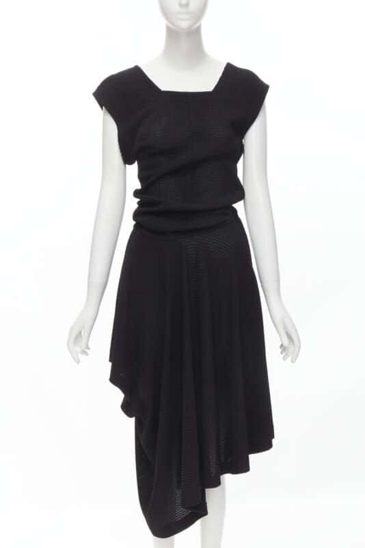 Comme Des Garcons Handkerchief Dress Black Polyester Never worn - Inside View