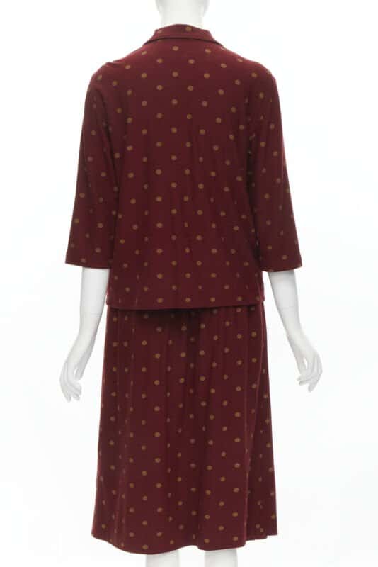 Comme Des Garcons Polka Babydoll Set Red Cotton Never worn - Box View