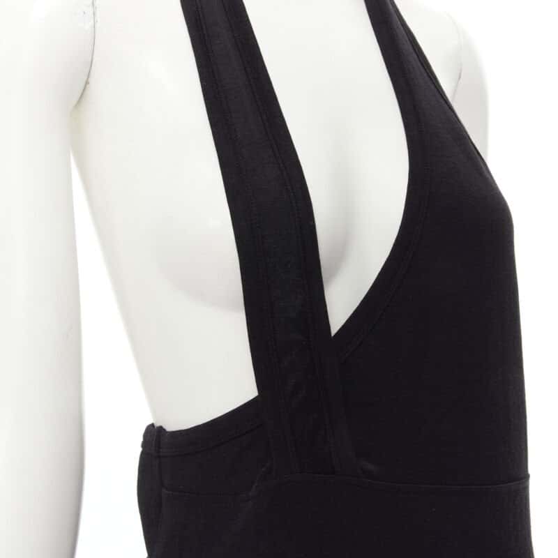 Comme Des Garcons Halter Bias Skirt Black Polyester Never worn - Back View